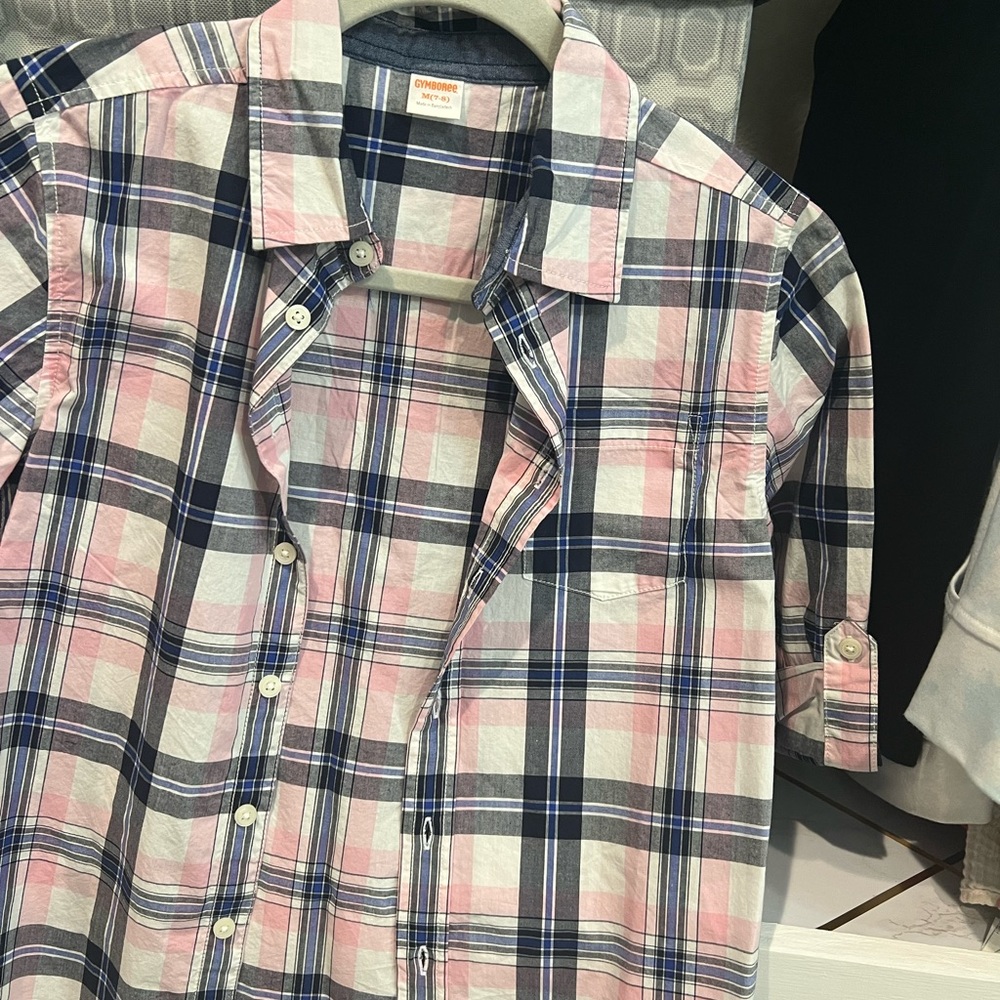 Gymboree boys button down shirt (runs large)